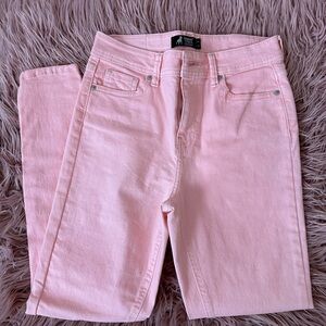 Cuidado Con El Perro Pink Straight Leg Women's Jeans NWOT
